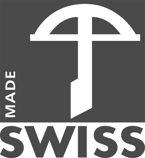 swisslabel logo grau